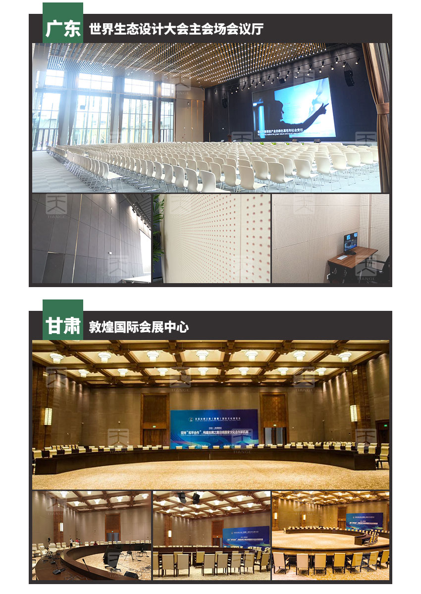 劇院孔木吸音板工程案例 劇院孔木吸音板工程案例