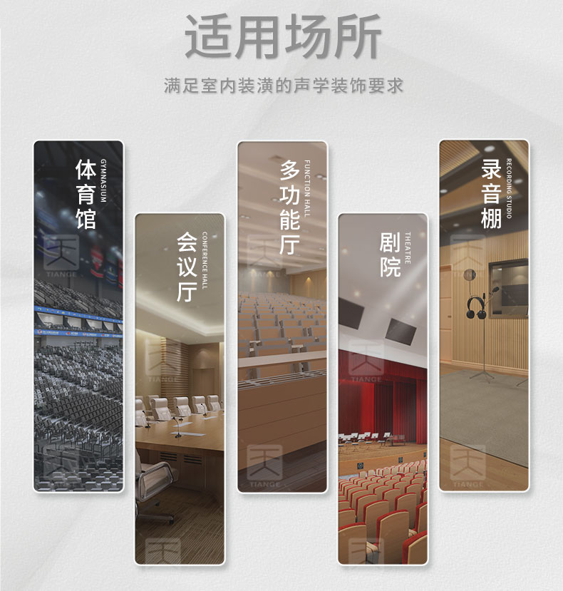 體育館孔木吸音板適用場所 體育館孔木吸音板適用場所