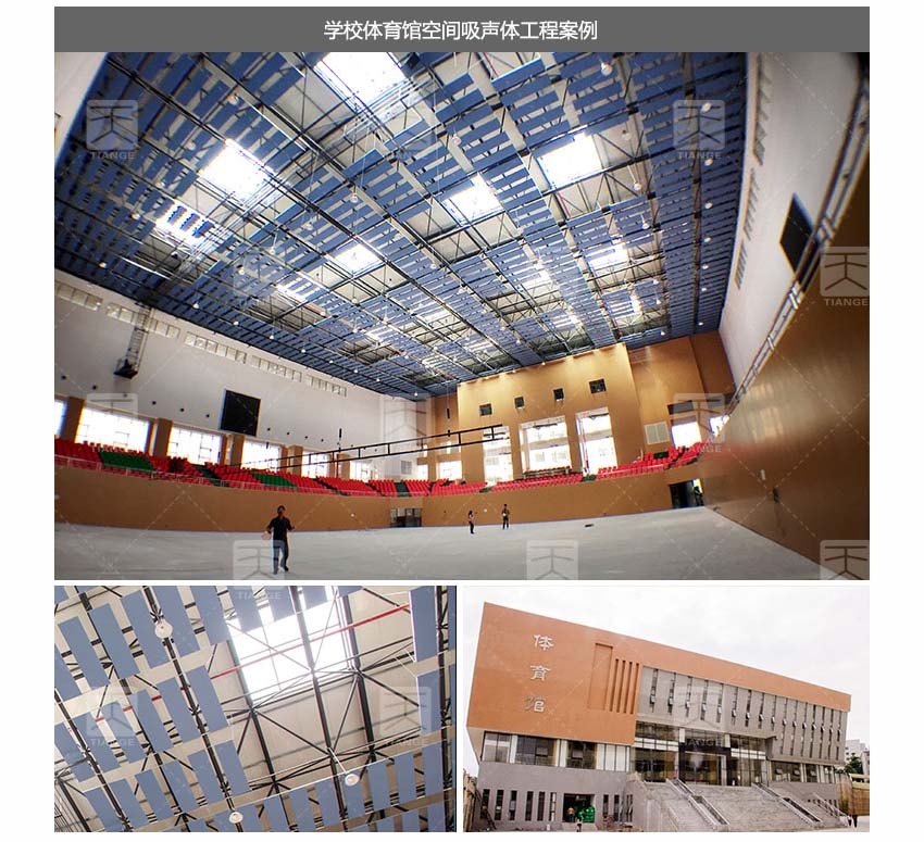 大型會(huì)議廳天花空間吸聲體