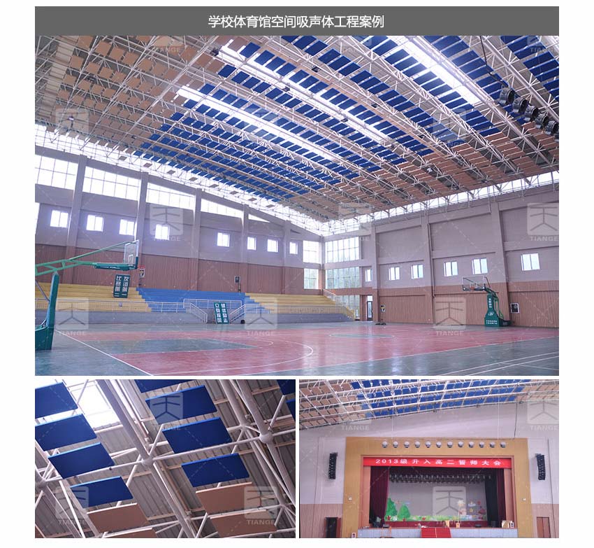 大型會(huì)議廳天花空間吸聲體